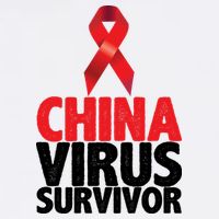 China Virus Survivor Garment-Dyed Sweatshirt