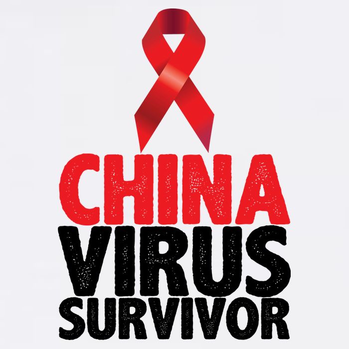 China Virus Survivor Garment-Dyed Sweatshirt