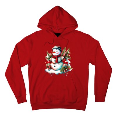 Christmas Vintage Snowman Hoodie