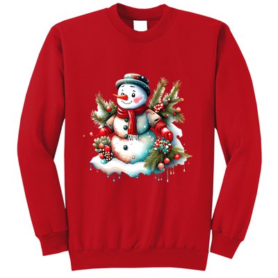 Christmas Vintage Snowman Sweatshirt