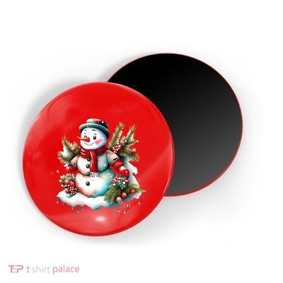 Christmas Vintage Snowman Magnet