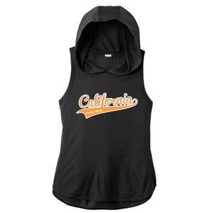 California Varsity Style Ladies PosiCharge Tri-Blend Wicking Draft Hoodie Tank