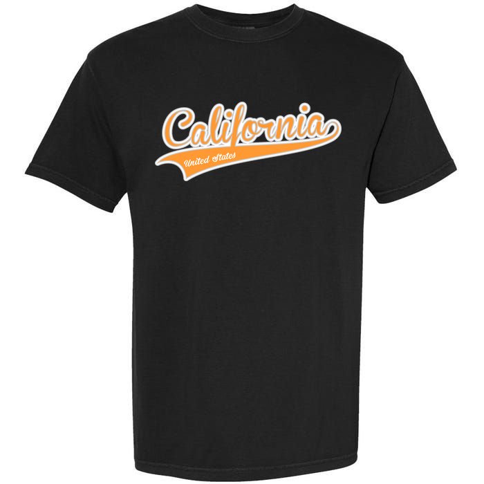 California Varsity Style Garment-Dyed Heavyweight T-Shirt