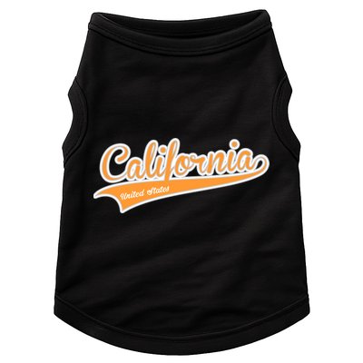 California Varsity Style Doggie Tank
