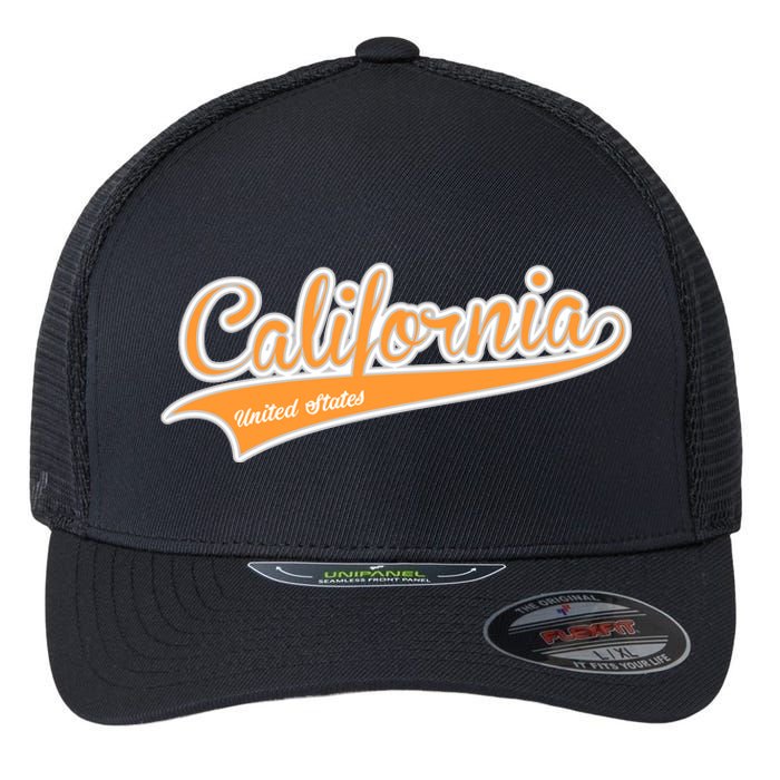 California Varsity Style Flexfit Unipanel Trucker Cap