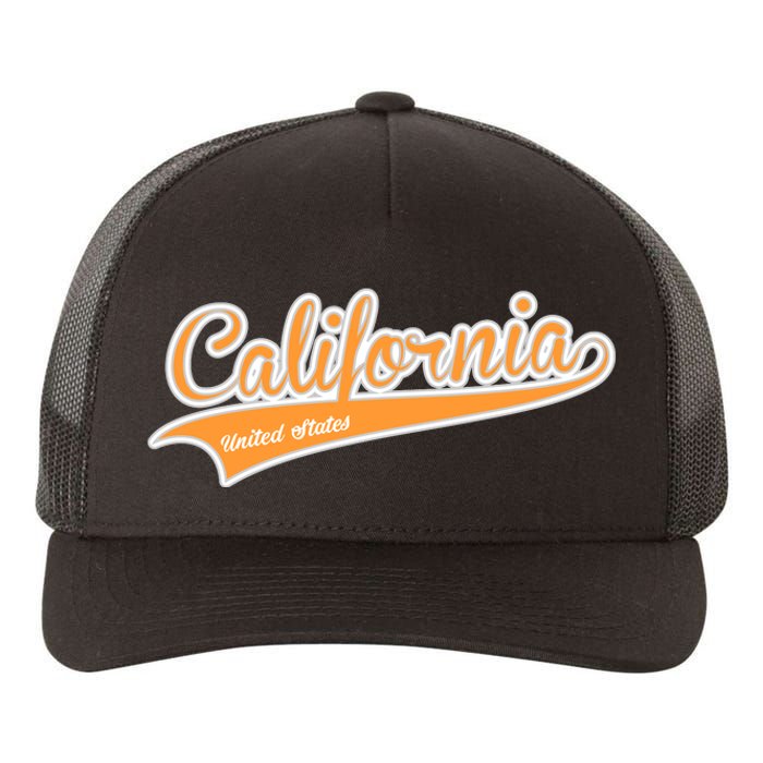 California Varsity Style Yupoong Adult 5-Panel Trucker Hat