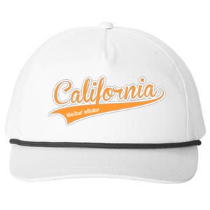 California Varsity Style Snapback Five-Panel Rope Hat