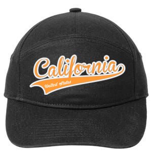 California Varsity Style 7-Panel Snapback Hat