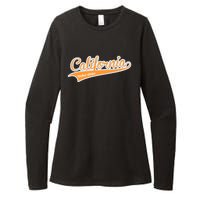 California Varsity Style Womens CVC Long Sleeve Shirt