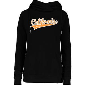 California Varsity Style Womens Funnel Neck Pullover Hood