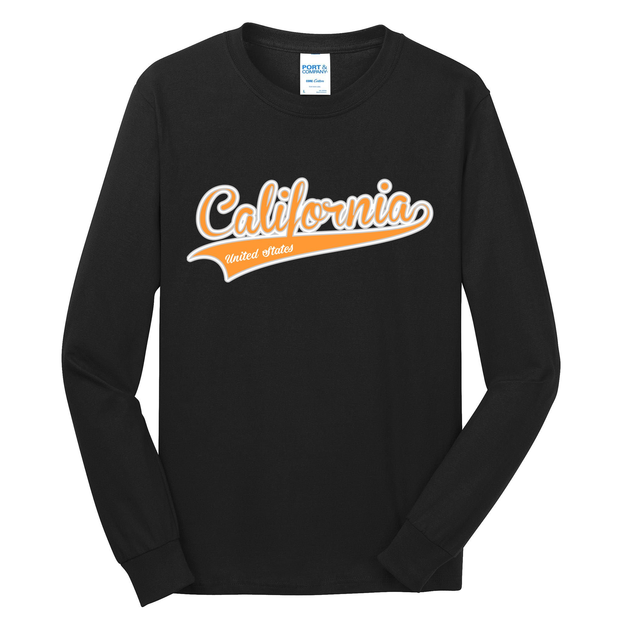California Varsity Style Tall Long Sleeve T-Shirt
