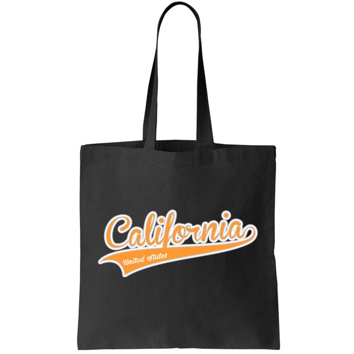 California Varsity Style Tote Bag