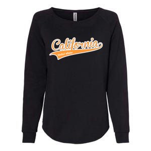 California Varsity Style Womens California Wash Sweatshirt