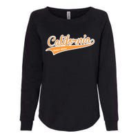 California Varsity Style Womens California Wash Sweatshirt