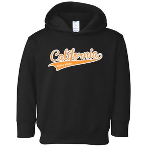 California Varsity Style Toddler Hoodie