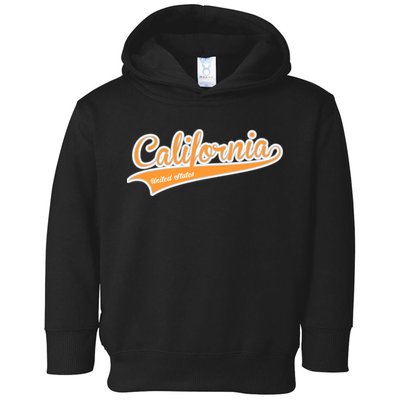 California Varsity Style Toddler Hoodie