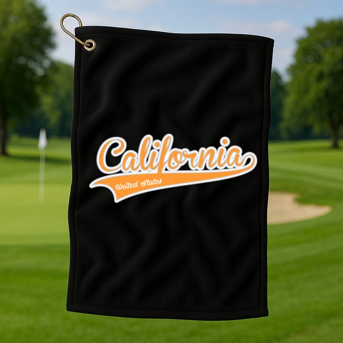 California Varsity Style Golf Towel