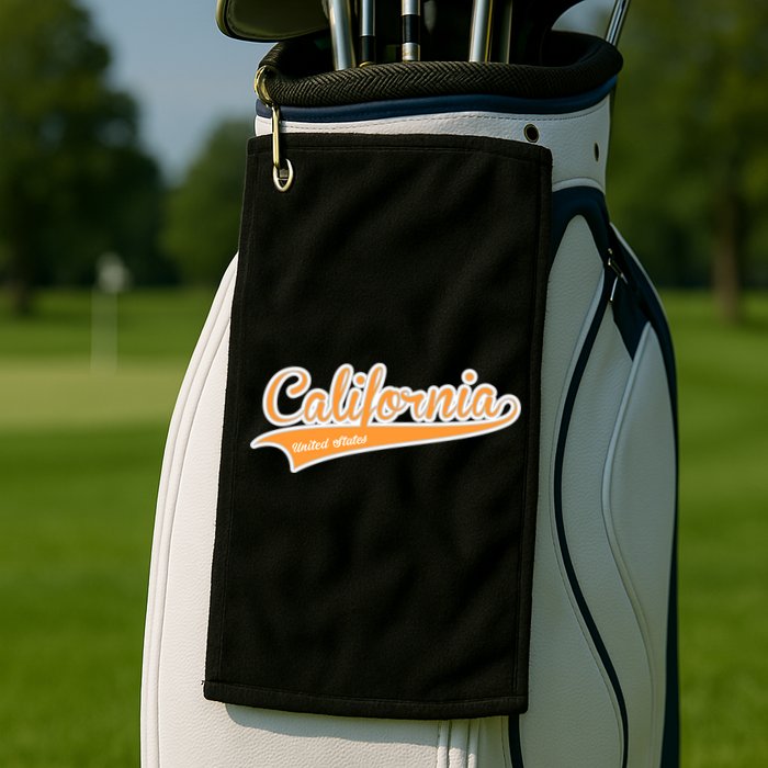California Varsity Style Golf Towel