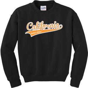 California Varsity Style Kids Sweatshirt