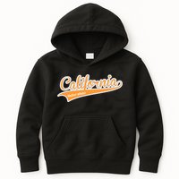 California Varsity Style Kids Hoodie