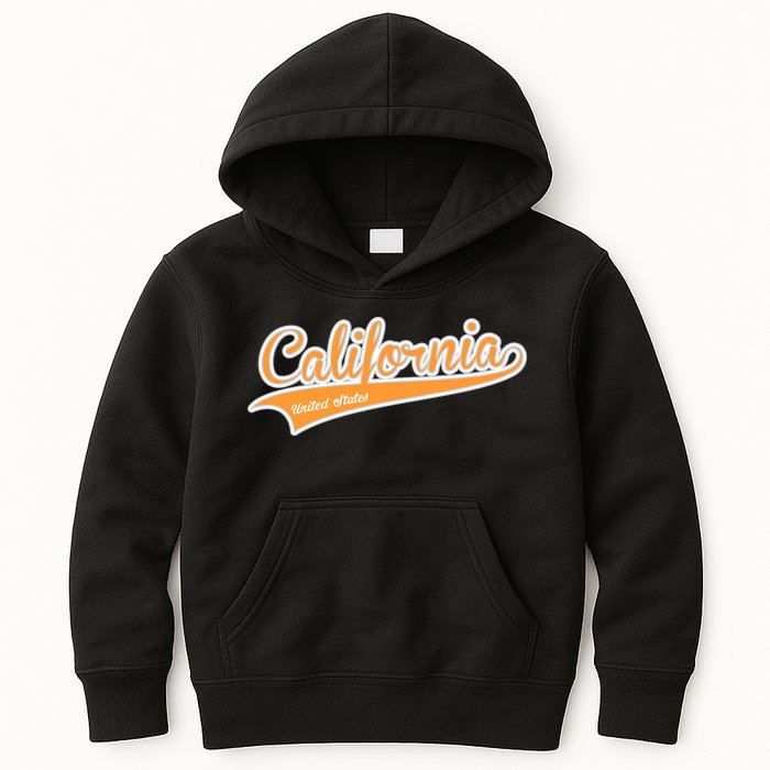 California Varsity Style Kids Hoodie