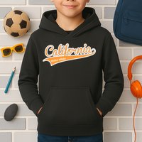 California Varsity Style Kids Hoodie