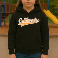 California Varsity Style Kids Hoodie