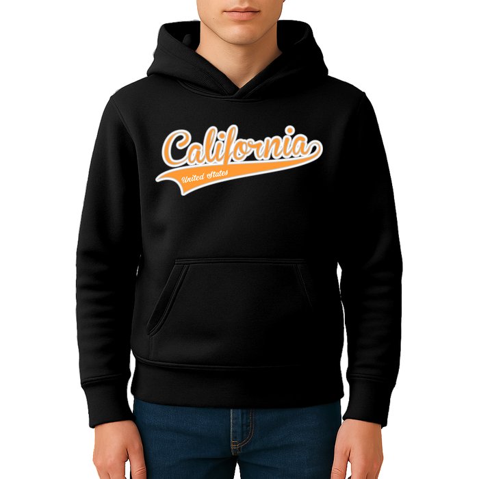 California Varsity Style Kids Hoodie
