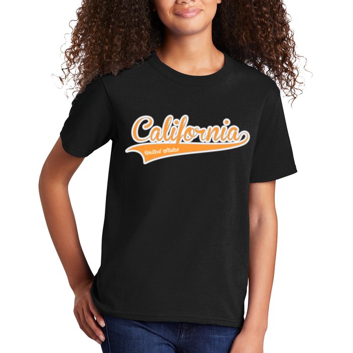 California Varsity Style Kids T-Shirt