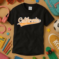California Varsity Style Kids T-Shirt