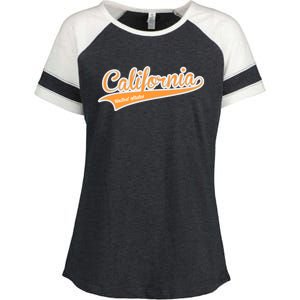 California Varsity Style Enza Ladies Jersey Colorblock Tee