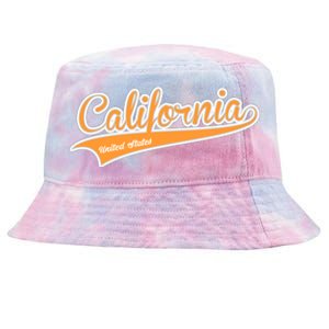 California Varsity Style Tie-Dyed Bucket Hat