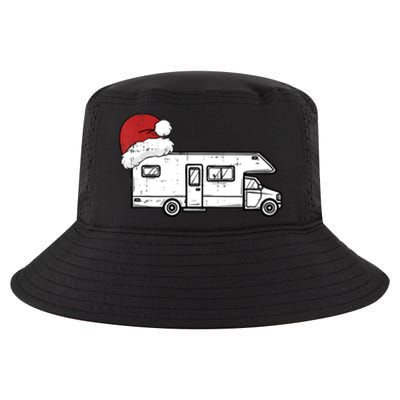 Camping Van Santa Hat Christmas Pajama Cool Gift Cool Comfort Performance Bucket Hat