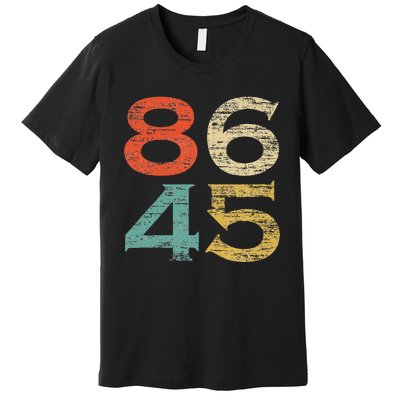 Classic Vintage Style 86 45 Anti Trump Premium T-Shirt