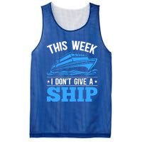 Cruise Vacation This Week I Don't Give A Ship Cruise Couples Funny Gift Mesh Reversible Basketball Jersey Tank