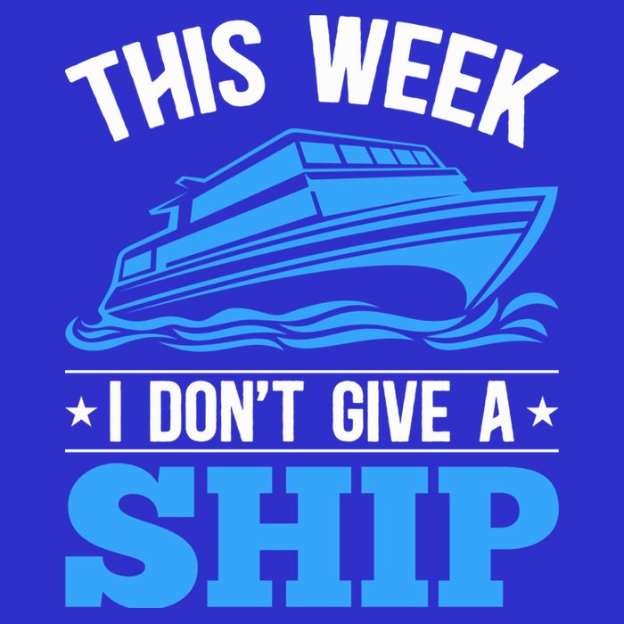 Cruise Vacation This Week I Don't Give A Ship Cruise Couples Funny Gift Women's V-Neck T-Shirt