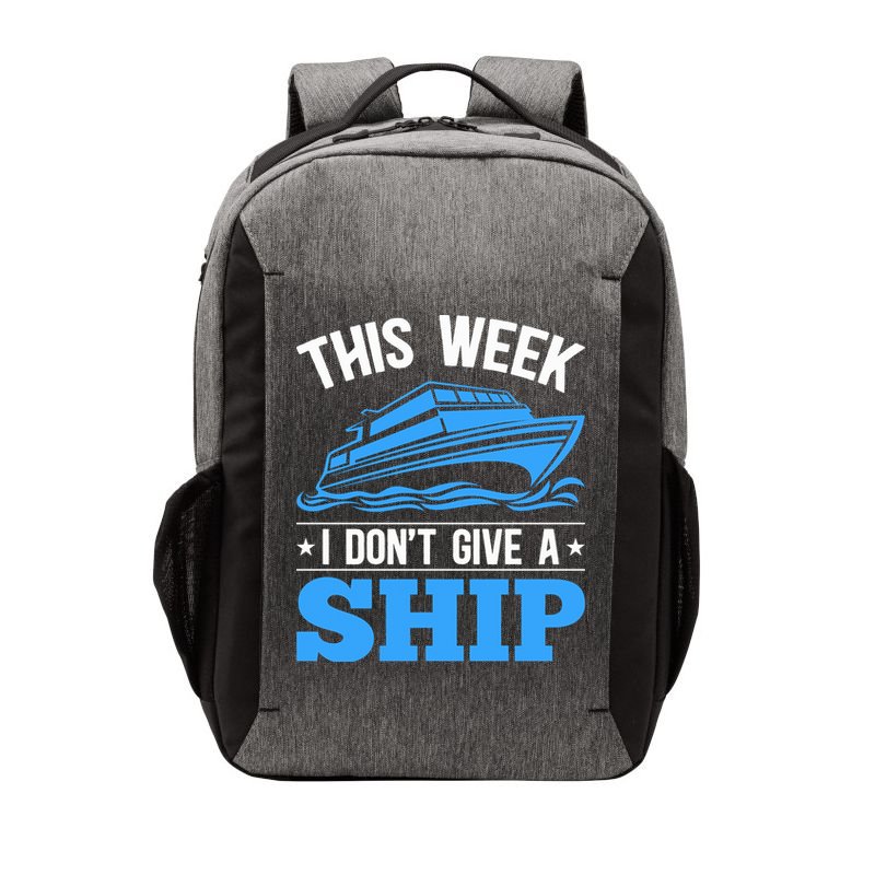 Cruise Vacation This Week I Don't Give A Ship Cruise Couples Funny Gift Vector Backpack