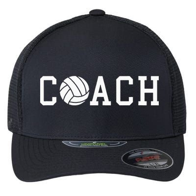 Coach Volleyball Team Gift Idea Flexfit Unipanel Trucker Cap