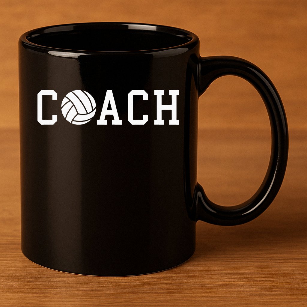 Coach Volleyball Team Gift Idea 11oz C Handle Ceramic Mug