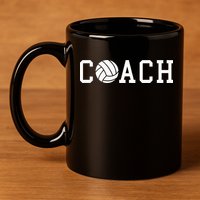 Coach Volleyball Team Gift Idea 11oz C Handle Ceramic Mug