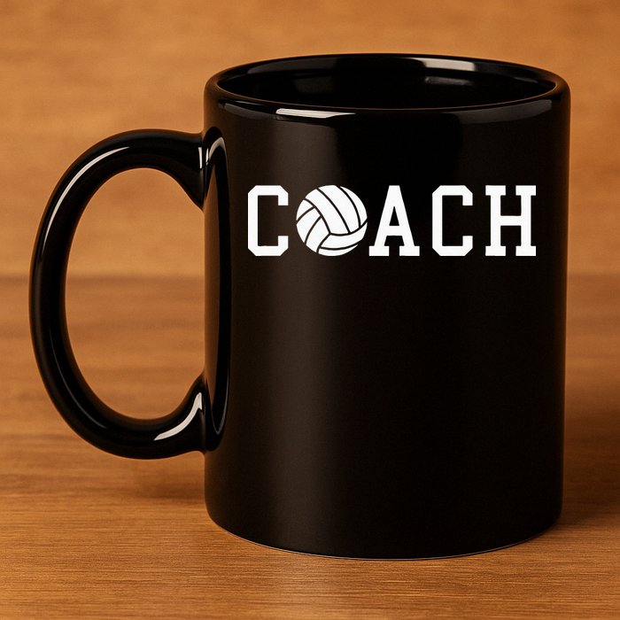Coach Volleyball Team Gift Idea 11oz C Handle Ceramic Mug