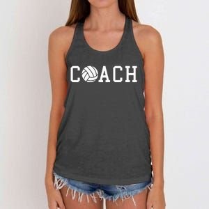 Coach Volleyball Team Gift Idea Women's Knotted Racerback Tank