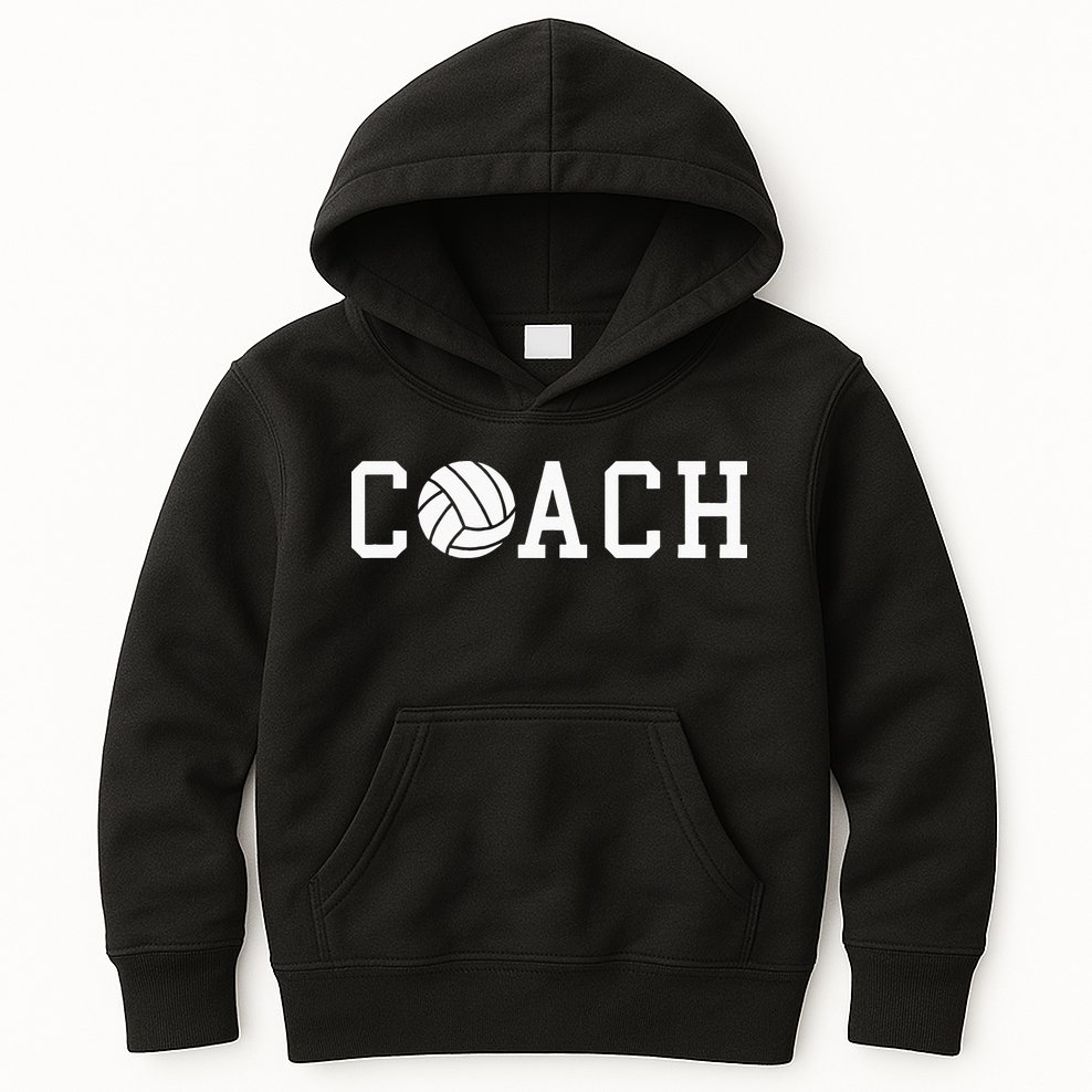 Coach Volleyball Team Gift Idea Kids Hoodie