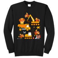 Construction Vehicle Thanksgiving Truck Turkey Sweatshirt