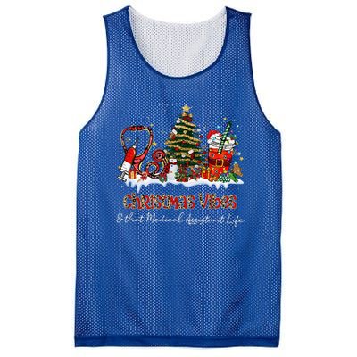 Christmas Vibes & That Medical Assistant Life Xmas Gifts Mesh Reversible Basketball Jersey Tank