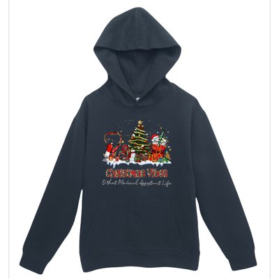 Christmas Vibes & That Medical Assistant Life Xmas Gifts Urban Pullover Hoodie