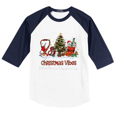 Christmas Vibes & That Medical Assistant Life Xmas Gifts Baseball Sleeve Shirt