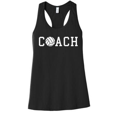 Coach Volleyball Team Gift Idea Women's Racerback Tank