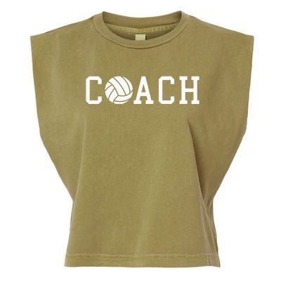 Coach Volleyball Team Gift Idea Garment-Dyed Women's Muscle Tee