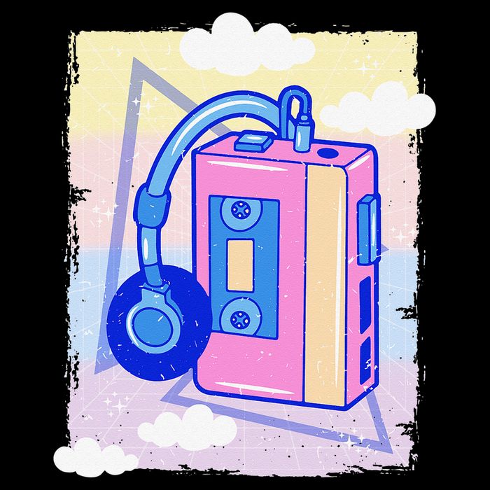 Cassette Vaporwave Tape Retro Vintage 70's 80's 90's Music Bucket Hat
